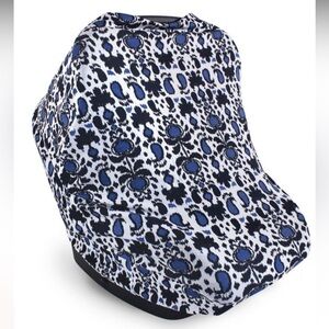 Yoga Sprout Baby Multi-use Car Seat Canopy, Blue Ikat, One Size NWT